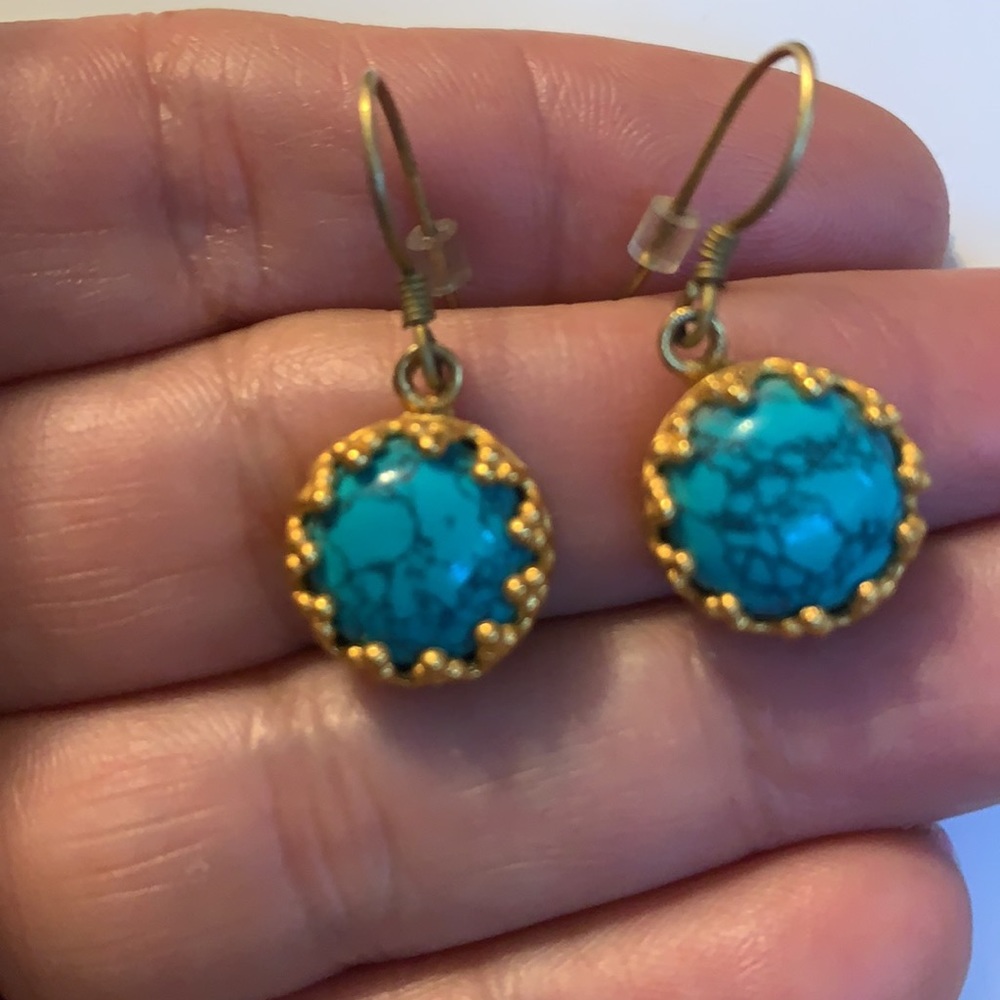 Vintage turquoise earrings